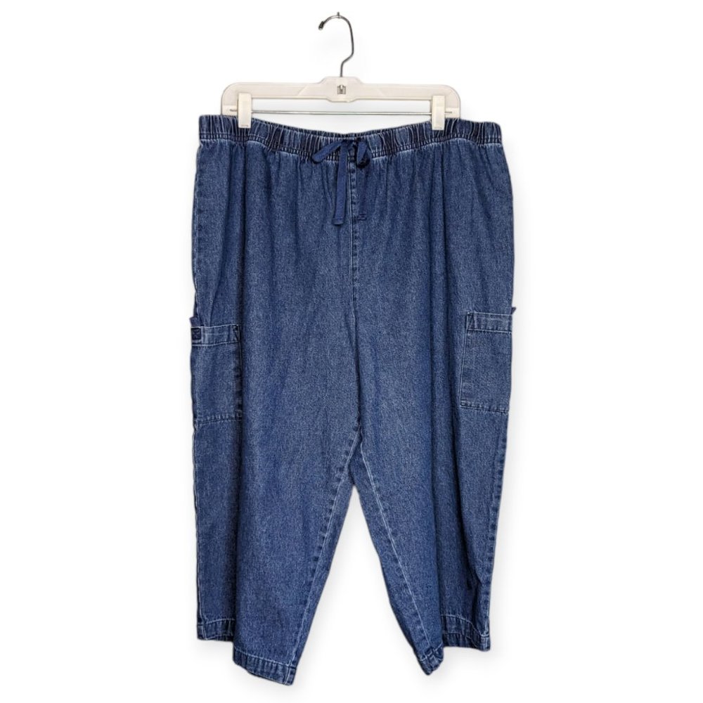 Basic Editions Cropped Jeans Size XXL